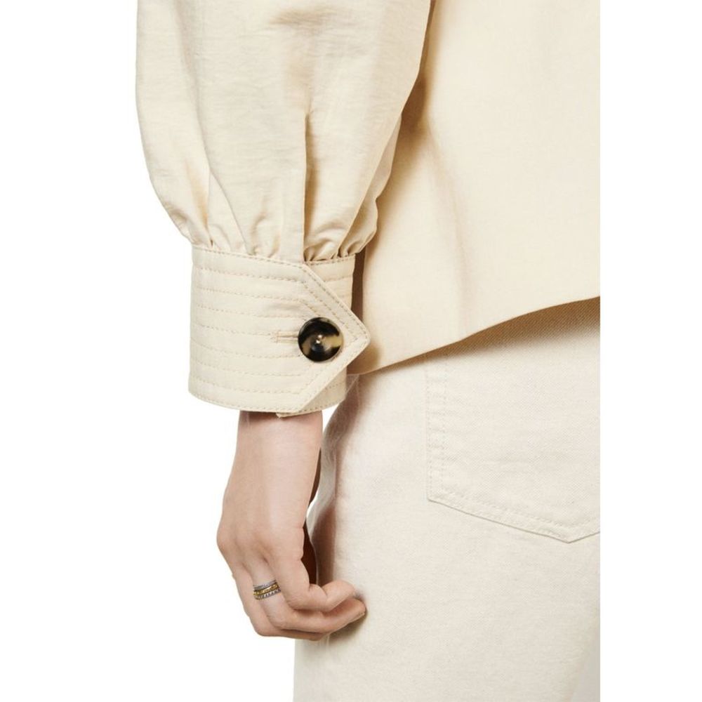 BA&SH Womens Carl Oversized Short Coat US 2 / EU 0 Ecru - NWT $415 - Picture 4 of 6